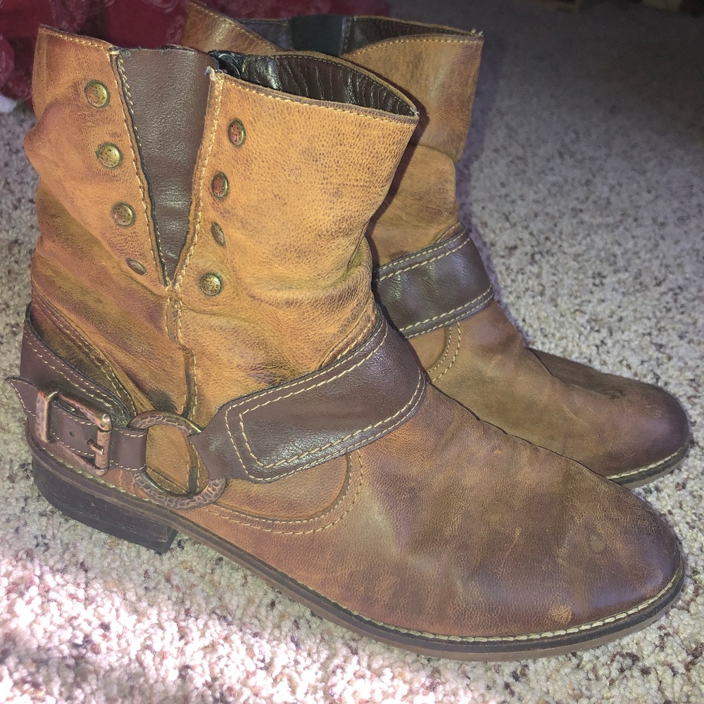 Leather Ankle Boots (resoled)